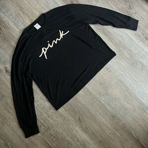 NWT Victoria's Secret PINK Long-Sleeve Shirt M